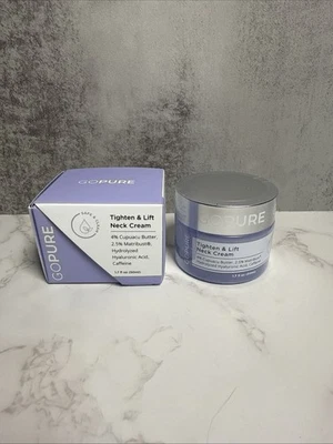Novo Creme Firmador de Pescoço GOPURE para Apertar e Levantar 1,7 oz EXP 08/2027 - Imagem 1 de 3