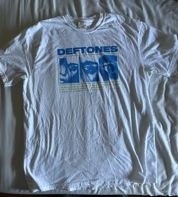Camiseta Deftones Toronto Canadá 2025 lista privada de canciones de música NA Tour Merch R0gers St Foto 1 de 4