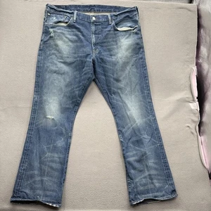 Jeans Denim & Supply Ralph Lauren Para Hombre 40x30 Azul 1967 Bootcut Desteñido Desteñido - Imagen 1 de 10