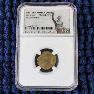 Valentinian I - AE3 Nummus - Western Roman Empire - AD 364-375 - NGS Ancients - Picture 1 of 12