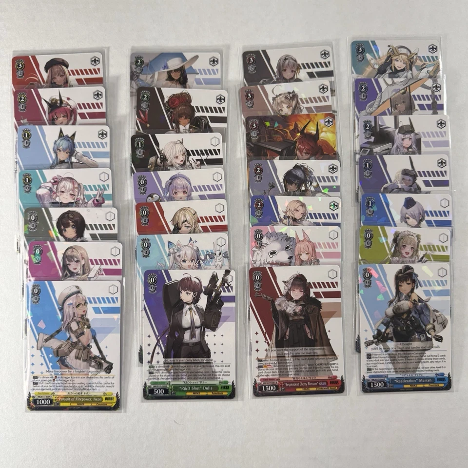 Weiss Schwarz - NIKKE - English - Full Set of Rare Cards (R) - 28 Cards! - Image 1 of 1