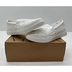 Sneakers VIVAIA unisex V-Tune classiche slip-on bianco/corda taglia W9 M7,5 nuove con scatola #08S - Foto 1 di 9