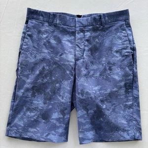 Nike Golf Dri-FIT Camo Shorts Men’s 32 Blue Modern Fit 833235-487 MSRP $70 - Picture 1 of 14