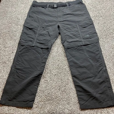 Мужские туристические брюки-трансформеры The North Face XL на молнии цвет Cargo Grey Belt - Изображение 1 из 4