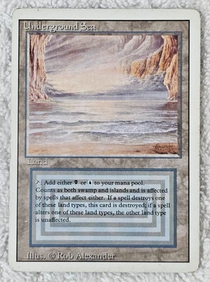 MTG Underground Sea Revised Ed. 1994 Dual Land Magic The Gathering Reserve - LP - Image 1 of 4