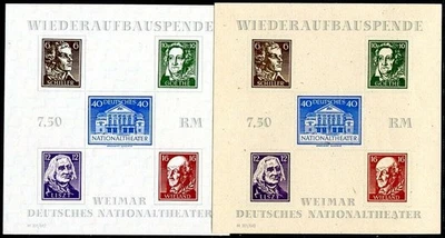 SBZ SOVIET ZONE 1946 BLOCK3A,B ** MNH FLAWLESS (49891 - Image 1 of 2