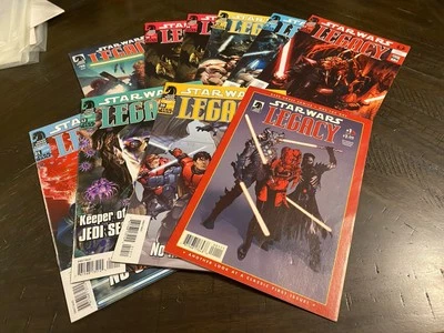 Star Wars Legacy 1-50 11 Comic Lot Set 1st Darth Krayt 27 Wyrrlok Cade Skywalker - Image 1 of 4