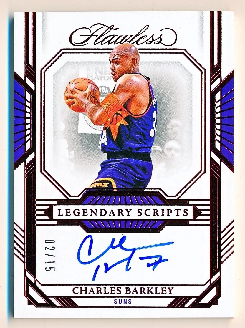 Revolution Charles Barkley Auto サイン　NBA Charles Barkley 2021-22 Panini Noir NBA 75th Autographs #3