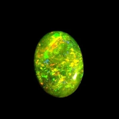 Fino 4,40 quilates Coober Pedy Australian White Crystaline Opal 13,x10,2x 4,7 mm Foto 1 de 4