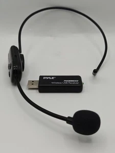 Pyle PUSBMIC52 Wireless Headset Microphone System with USB Receiver Rechargeable - Picture 1 of 10