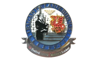 INSIGNE EMAIL (TRANSLUCIDE) MARINE MUSIQUE BAGAD DE LANN BIHOUE LORIENT - Picture 1 of 2