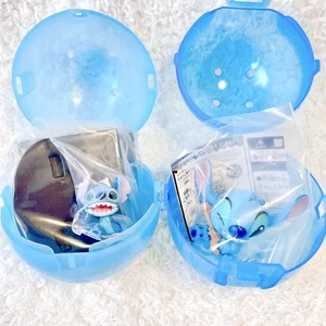 Disney Stitch Capsule Toy Set of 2 Gacha Dolls Collectible Non-Retail - Picture 1 of 3