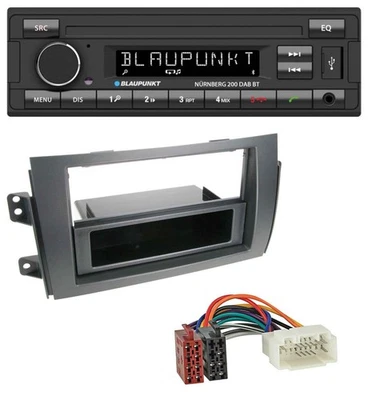 Blaupunkt USB DAB MP3 Bluetooth Autoradio für Fiat Sedici, Suzuki SX 4 - Bild 1 von 4