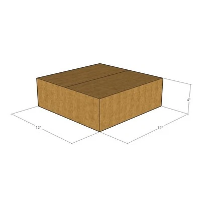 12x12x4 New Corrugated Boxes for Moving or Shipping Needs 32 ECT - Image 1 of 2