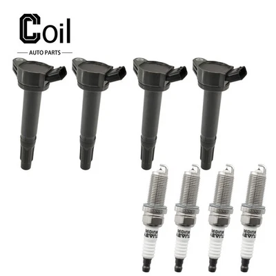 4pcs Ignition Coil and Spark Plug For Camry Toyota L4 2.5L 2010-2017 CU1403 — 第 1/4 张图片