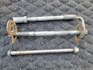 HONDA XR400 OEM Front & Rear Wheel Rim Axle/ Pivot Bolt - Picture 1 of 2