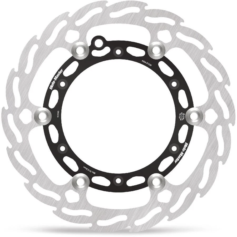 Rotor de freno flotante Moto-Master Flame MX - delantero - negro, 260 mm 112145-PU Foto 1 de 1