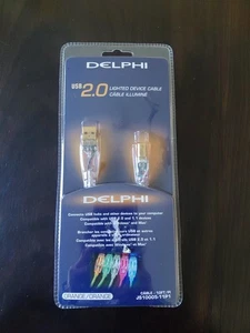 Delphi USB 2.0 Lighted Device Cable Orange 10 ft JS10005-11P1 Connect Device NEW - Picture 1 of 5