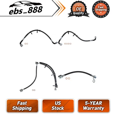 Para Ford E-250 2005 2006 2007 Freno delantero trasero Manguera hidráulica Freno Línea Foto 1 de 4