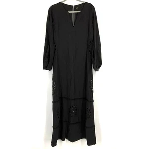 Vestido Young Fabulous & Broke Cape Cod negro liso pequeño - Imagen 1 de 11