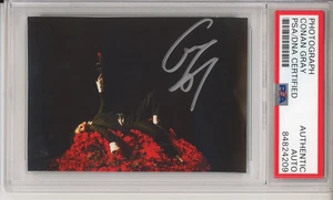 Tarjeta de arte fotográfica conan gray superache cd autografiada PSA ADN certificado de autenticidad imagen - Imagen 1 de 2