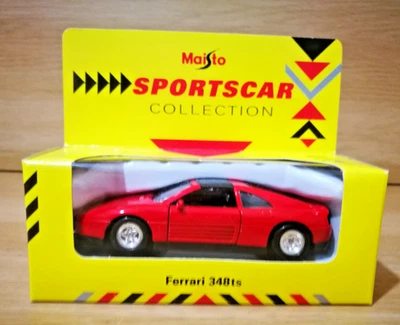 Maisto Red Ferrari 348ts Diecast Model - Sportscar Collection - Boxed sports car - Image 1 of 4