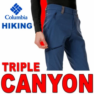 PANTALONES LIMITADOS COLUMBIA TRIPLE CAÑÓN SENDERISMO PANTALONES REPELENTE AL AGUA FORRADOS LANA TALLA - Imagen 1 de 26