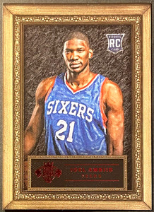 Joel Embiid 2014-15 Panini Court Kings RC Portraits Rookies Ruby #63 /99 76ers