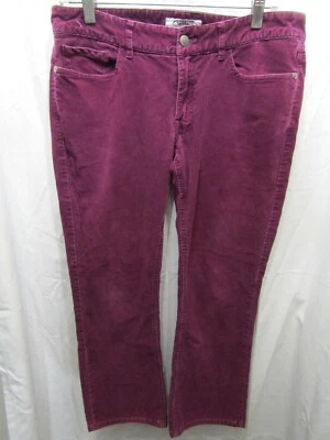 WOMENS MOUNTAIN KHAKIS SLIM FIT PLUM CORDUROY PANTS SIZE 6 INSEAM 25" - Image 1 of 4