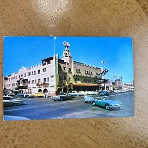 1960 View of Avenida Revolucion Caesars Hotel Tijuana Mexico Posted Postcard VTG - Picture 1 of 4