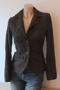 * Blazer de lana H&M DIVIDED T. 34 EXCELENTE gris - Imagen 1 de 7