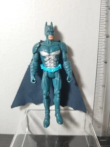 DC The Dark Knight Rises Batman Blue Green Armor 4" Action Figure with Cape - Picture 1 of 4