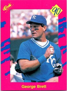 2 - George Brett 1990 + 1991 Classic Baseball Cards