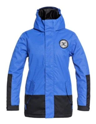 NUEVO CON ETIQUETAS ZAPATOS DC 10K IMPERMEABLE BLOQUEO CHAQUETA ESQUÍ SNOWBOARD NIEVE capucha azul S 10 Foto 1 de 4