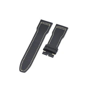 Correa de reloj de cuero negro de 22 mm para IWC Pilot Spitfire, Top Gun - Imagen 1 de 6