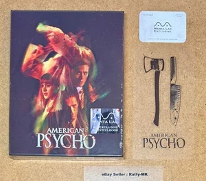 AMERICAN PSYCHO - MANTA LAB DOUBLE LENTICULAR (B) 4K + BLU RAY STEELBOOK - NEW - Picture 1 of 20
