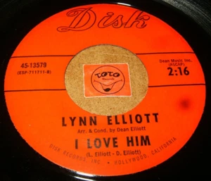 LYNN ELLIOTT - I LOVE HIM - HEARTACHES  / LISTEN - VOCAL JAZZ POPCORN - Bild 1 von 2