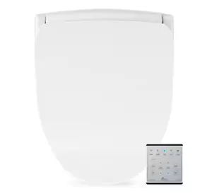 *NEW* BIO BIDET Slim TWO Electric Smart Bidet Seat for Round Toilets with Remote - Picture 1 of 6