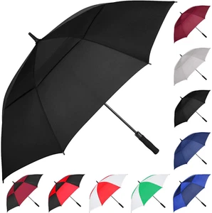 54/62/68/72 Inch Automatic Open Golf Umbrella, Extra Large Oversize Double Canop - Picture 1 of 12