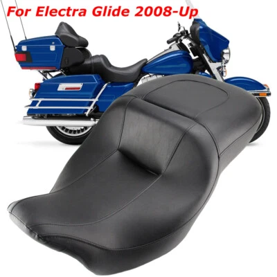 Rider & Driver Passenger Seat Two Up For Harley Electra Glide Ultra Limited 08+ - Image 1 of 4
