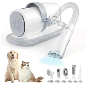 5-in-1 Pet Vacuum Beauty Kit with Strong Suction & Hair Dryer Pet Hair Remover - Picture 1 of 5