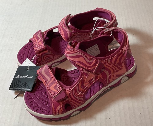 ⚡️Eddie Bauer Big Girl's Cinturino Regolabile River Sandalo Jordan Rosa (Taglia 2)