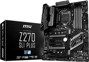 MSI Z270 SLI PLUS HDMI DDR4 USB 3.1 USB-C Intel Socket LGA1151 ATX Motherboard - Zdjęcie 1 z 9