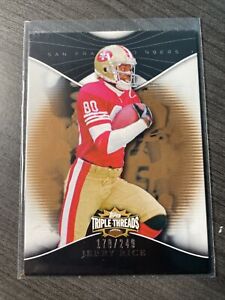Jerry Rice 2009 Topps Triple Threads Sepia /249 49ers HOF