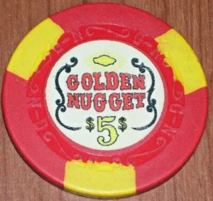 $5 11ª EDICIÓN CHIP DE JUEGO DEL CASINO PEPITA DORADA LAS VEGAS NV - Imagen 1 de 2