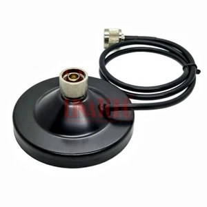 90MM średnica N wtyczka gniazdo wtykowe antena samochodowa podstawa magnetyczna 1M RG58U kabel N wtyczka - Zdjęcie 1 z 10