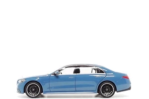 Norev 1:18 Mercedes-Benz S-Class AMG-Line (W223) in Vintage Blue Dealer Edition - Picture 1 of 13