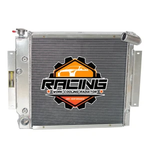 Aluminum Radiator Fits International Scout II V8 Engine 1971-1980 1972 1973 1974 - Picture 1 of 4