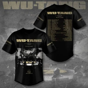Wu-Tang Clan The Final Chamber Tour 2025 Run The Jewels Baseball Trikot Shirt - Bild 1 von 3