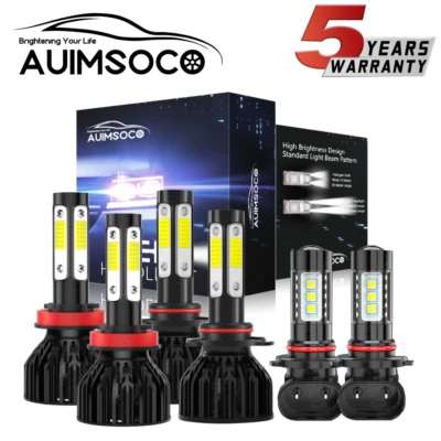 Faros LED altos/bajos + bombillas antiniebla para Toyota 4Runner 2006 2007 2008 2009 Foto 1 de 4